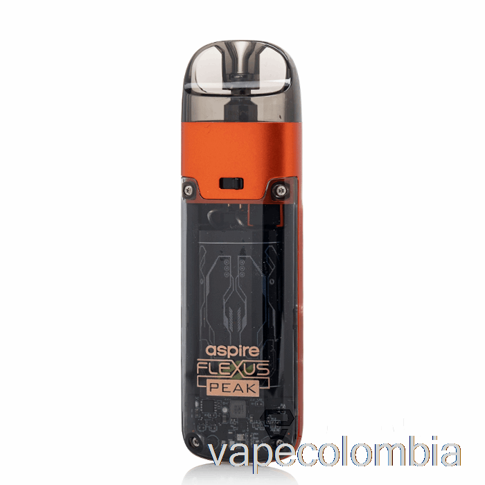 Kit Vape Completo Aspire Flexus Pico Pod Sistema ámbar Naranja